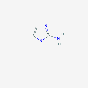 molecular formula C7H13N3 B3319352 1H-Imidazol-2-amine, 1-(1,1-dimethylethyl)- CAS No. 1098068-80-4