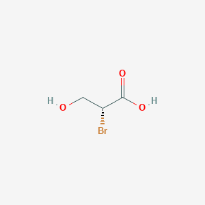 molecular formula C3H5BrO3 B3319414 (R)-2-bromo-3-hydroxypropanoic acid CAS No. 110994-91-7