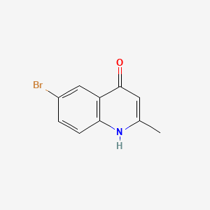 molecular formula C10H8BrNO B3319451 6-Bromo-2-methylquinolin-4-ol CAS No. 112182-47-5