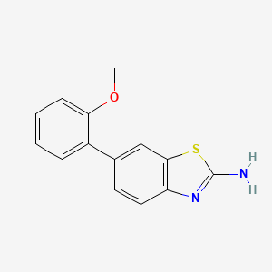 molecular formula C14H12N2OS B3319459 6-(2-Methoxyphenyl)benzo[d]thiazol-2-amine CAS No. 1125451-65-1
