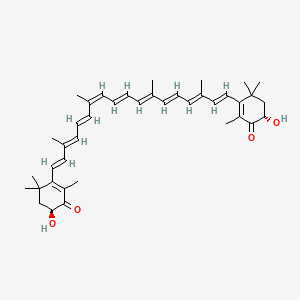 molecular formula C40H52O4 B3319488 13-顺式虾青素 CAS No. 113085-05-5