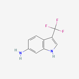 B3319498 3-(trifluoromethyl)-1H-indol-6-amine CAS No. 1132668-54-2