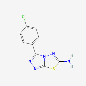 3-(4-Chlorophenyl)-[1,2,4]triazolo[3,4-b][1,3,4]thiadiazol-6-amine