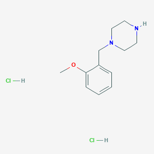 molecular formula C12H20Cl2N2O B3319538 1-(2-Methoxybenzyl)piperazine dihydrochloride CAS No. 113698-78-5
