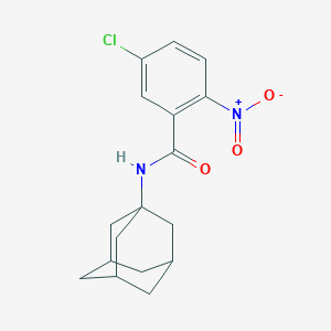 molecular formula C17H19ClN2O3 B331954 N-(1-adamantyl)-5-chloro-2-nitrobenzamide 