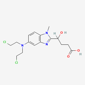 molecular formula C16H21Cl2N3O3 B3319542 gamma-Hydroxy bendamustine CAS No. 1138238-08-0