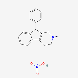 molecular formula C19H20N2O3 B3319567 Phenindamine Nitrate CAS No. 114226-44-7