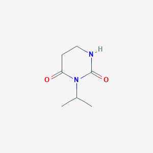 molecular formula C7H12N2O2 B3319666 3-Isopropyldihydropyrimidine-2,4(1H,3H)-dione CAS No. 1155003-76-1