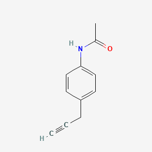 molecular formula C11H11NO B3319677 N-(4-(Prop-2-yn-1-yl)phenyl)acetamide CAS No. 115784-56-0