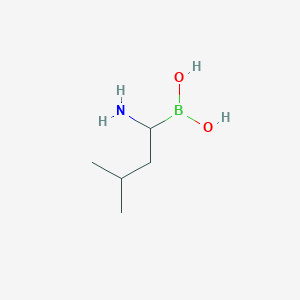 molecular formula C5H14BNO2 B3319691 (1-Amino-3-methylbutyl)boronic acid CAS No. 1158974-93-6