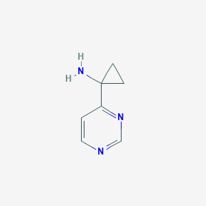 1-(Pyrimidin-4-yl)cyclopropanamine