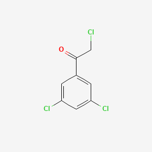 molecular formula C8H5Cl3O B3319762 2-Chloro-1-(3,5-dichlorophenyl)ethanone CAS No. 116865-83-9
