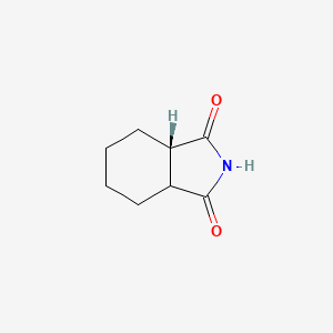 molecular formula C8H11NO2 B3319779 (3aS)-Hexahydro-1H-isoindole-1,3(2H)-dione CAS No. 117307-09-2