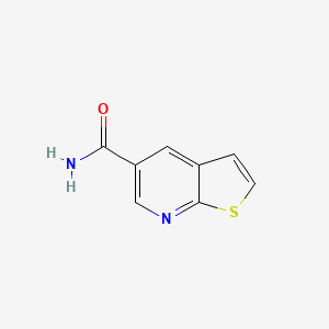 molecular formula C8H6N2OS B3319791 Thieno[2,3-b]pyridine-5-carboxamide CAS No. 117390-40-6