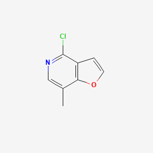 molecular formula C8H6ClNO B3319811 4-Chloro-7-methylfuro[3,2-c]pyridine CAS No. 117612-64-3