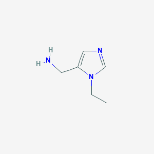 molecular formula C6H11N3 B3319819 (1-ethyl-1H-imidazol-5-yl)methanamine CAS No. 1177278-56-6