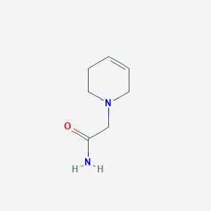 molecular formula C7H12N2O B3319829 2-(3,6-Dihydropyridin-1(2h)-yl)acetamide CAS No. 118382-19-7
