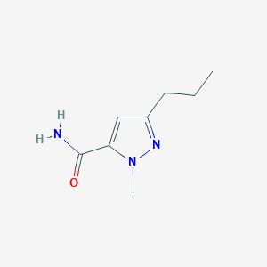 molecular formula C8H13N3O B3319844 1-Methyl-3-propyl-1H-pyrazole-5-carboxamide CAS No. 1185292-79-8