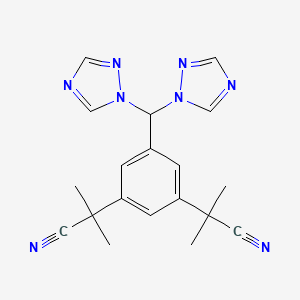 molecular formula C19H20N8 B3319852 Unii-rbw4B7AR7S CAS No. 1186102-55-5