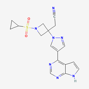 molecular formula C17H17N7O2S B3319861 伊鲁诺替尼 CAS No. 1187594-14-4