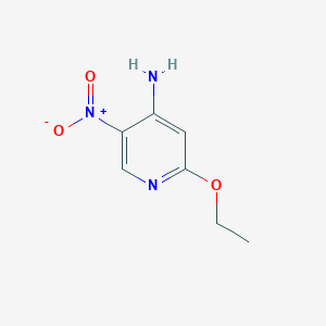 molecular formula C7H9N3O3 B3319884 2-Ethoxy-5-nitropyridin-4-amine CAS No. 1187732-71-3