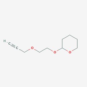 molecular formula C10H16O3 B3319950 Propargyl-PEG1-THP CAS No. 119096-95-6