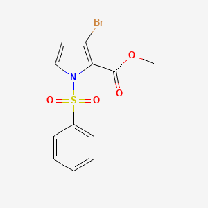 methyl 3-bromo-1-(phenylsulfonyl)-1H-pyrrole-2-carboxylate