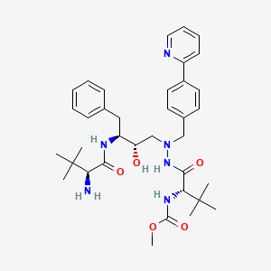 molecular formula C36H50N6O5 B3319961 Unii-jwv15QH0OB CAS No. 1192224-26-2