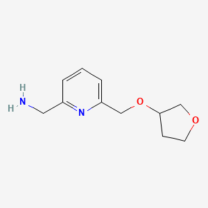 (R)-(6-(((Tetrahydrofuran-3-yl)oxy)methyl)pyridin-2-yl)methanamine