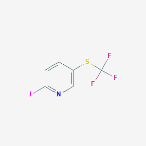 molecular formula C6H3F3INS B3320096 5-(Trifluoromethylthio) picolinonitrile CAS No. 1204234-36-5