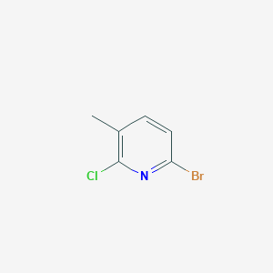 molecular formula C6H5BrClN B3320154 6-Bromo-2-chloro-3-methylpyridine CAS No. 1211539-10-4