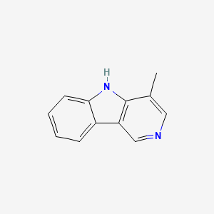 molecular formula C12H10N2 B3320195 4-Methyl-5h-pyrido[4,3-b]indole CAS No. 121714-42-9