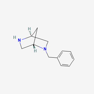 molecular formula C12H16N2 B3320203 (1S,4S)-2-Benzyl-2,5-Diazabicyclo[2.2.1]heptane CAS No. 1217977-97-3