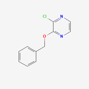 molecular formula C11H9ClN2O B3320225 2-Benzyloxy-3-chloropyrazine CAS No. 1219832-20-8