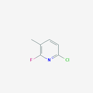 molecular formula C6H5ClFN B3320268 6-氯-2-氟-3-甲基吡啶 CAS No. 1227598-47-1