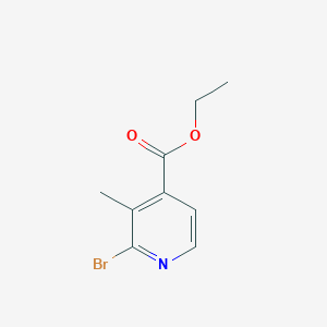 molecular formula C9H10BrNO2 B3320277 Ethyl 2-bromo-3-methylisonicotinate CAS No. 1227603-15-7