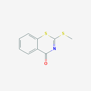 molecular formula C9H7NOS2 B3320310 2-(甲硫基)-4H-苯并[e][1,3]噻嗪-4-酮 CAS No. 122942-04-5