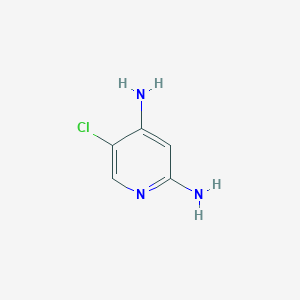 molecular formula C5H6ClN3 B3320342 5-Chloro-2,4-diaminopyridine CAS No. 1232431-08-1