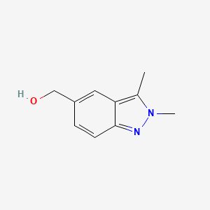 molecular formula C10H12N2O B3320399 (2,3-二甲基-2H-吲唑-5-基)甲醇 CAS No. 1234616-63-7