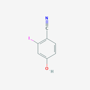 molecular formula C7H4INO B3320466 4-Hydroxy-2-iodobenzonitrile CAS No. 1243386-89-1