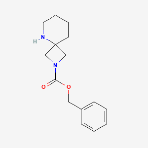 molecular formula C15H20N2O2 B3320513 Benzyl 2,5-diazaspiro[3.5]nonane-2-carboxylate CAS No. 1246034-85-4