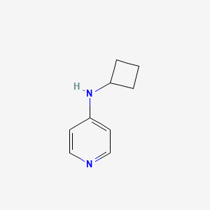 molecular formula C9H12N2 B3320534 N-cyclobutylpyridin-4-amine CAS No. 1250507-98-2
