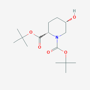 (2S,5S)-5-hydroxy-piperidine-1,2-dicarboxylic acid di-tert-butyl ester