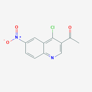 1-(4-Chloro-6-nitroquinolin-3-yl)ethan-1-one