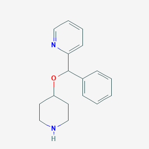 2-(Phenyl(piperidin-4-yloxy)methyl)pyridine