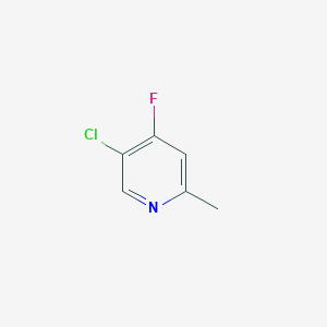 molecular formula C6H5ClFN B3320650 5-Chloro-4-fluoro-2-methylpyridine CAS No. 1256812-01-7
