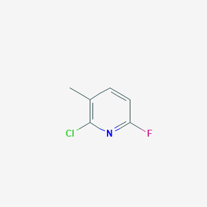 molecular formula C6H5ClFN B3320661 2-Chloro-6-fluoro-3-methylpyridine CAS No. 1256834-63-5