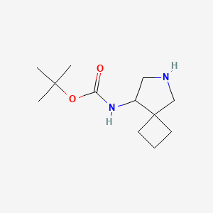 tert-butyl N-{6-azaspiro[3.4]octan-8-yl}carbamate