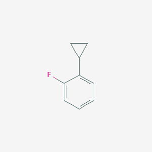 molecular formula C9H9F B3320722 1-Cyclopropyl-2-fluorobenzene CAS No. 1260887-59-9