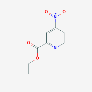 molecular formula C8H8N2O4 B3320730 Ethyl 4-nitropyridine-2-carboxylate CAS No. 1261269-59-3